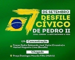 Escolas de Pedro II se preparam para Desfile Cívico de 7 de setembro 