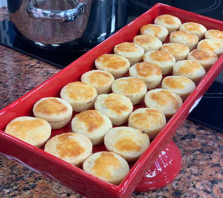 Empadinha caseira; Receita desta terça-feira