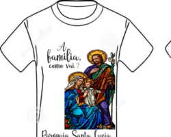 Semana Nacional da Família: Pastoral da Família Lança Camisa da Campanha da Paróquia de Santa Luzia