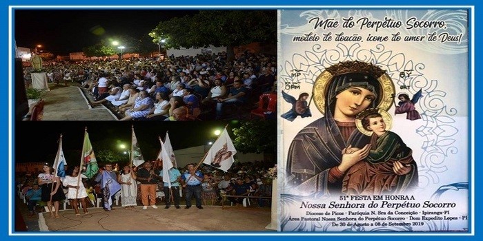 Multidão prestigia Missa Solene em Honra de Nossa Senhora do Perpétuo Socorro