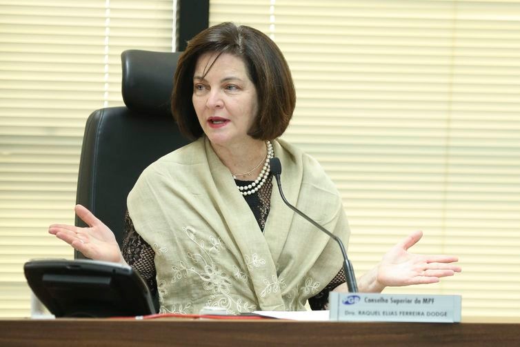 José Cruz/Agência Brasil A procuradora-geral da República, Raquel Dodge, participa da posse dos novos membros do Conselho Superior do Ministério Público Federal