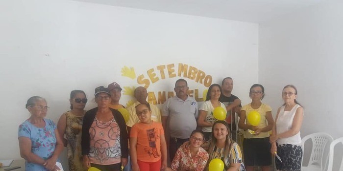 Secretaria municipal de saúde realiza roda de conversa sobre o setembro amarelo