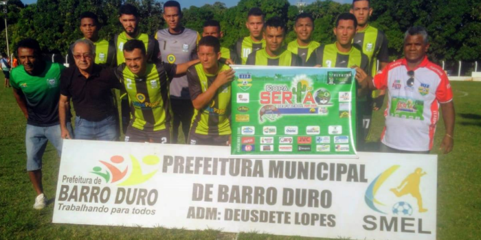 Seleção de Barro Duro vence na abertura da Copa Sertão de Futebol