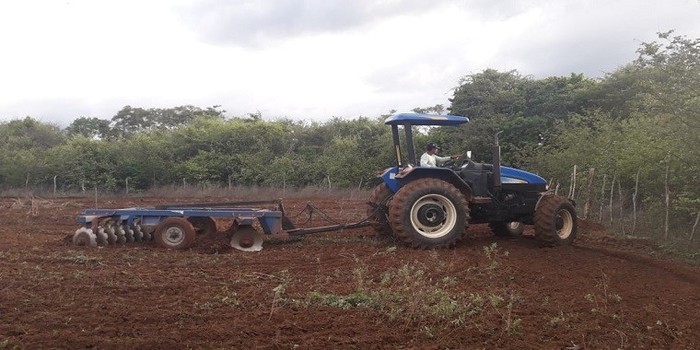 Prefeitura de Pedro II dá apoio aos agricultores da região com orientações, acompanhamento e aração de terra