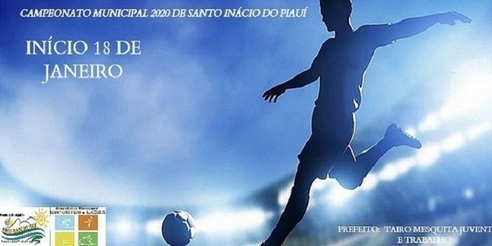 Tabela de jogos do campeonato municipal de futebol de Santo Inácio do Piauí 2020