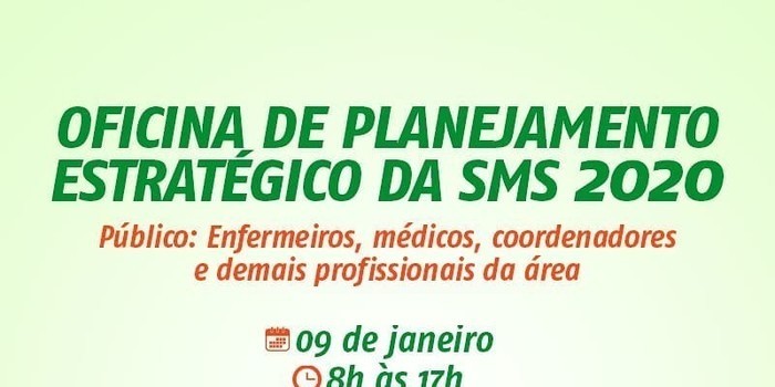 Saúde de Água Branca realiza oficina de planejamento estratégico nesta quinta (9)