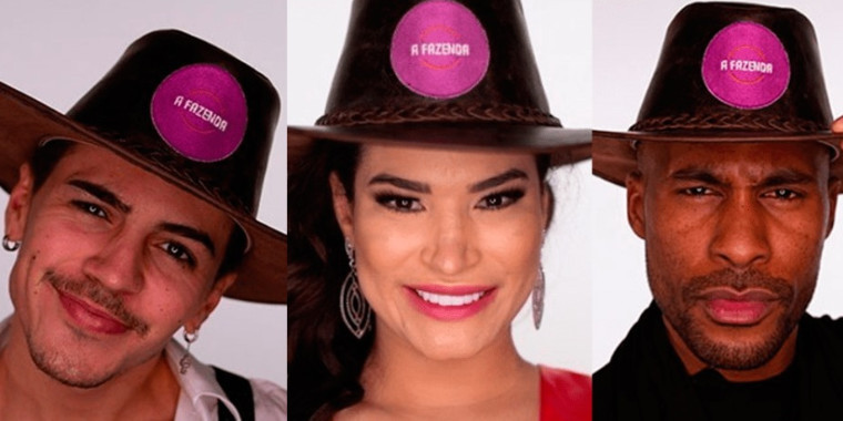 A Fazenda: Biel, Raissa e Rodrigo Moraes estão na terceira roça