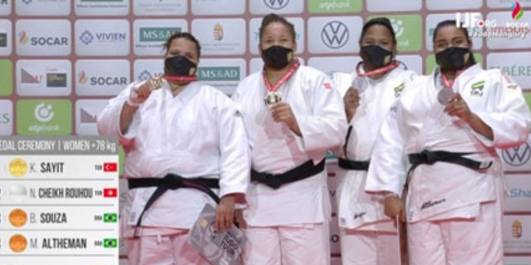 Brasil ganha três medalhas de bronze no judô