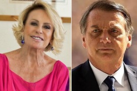 Ana Maria Braga e Jair Bolsonaro
