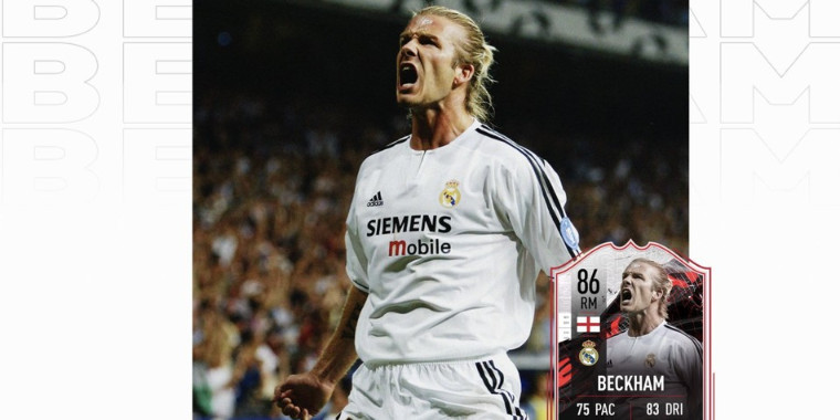 Beckham entra para lista de jogadores lendários do jogo da EA Sports