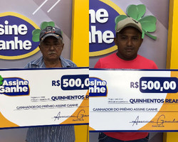 Assine Ganhe: Ganhadores recebem seus prêmios  de R$ 500 no GMNC
