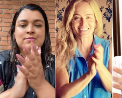 Famosos convocam palmas para homenagear profissionais de saúde; vídeos
