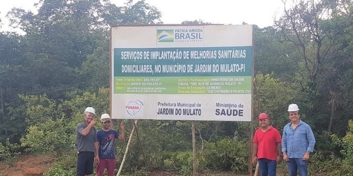 Prefeitura de Jardim do Mulato iniciará construção de 22 módulos sanitários na comunidade Boa Vista