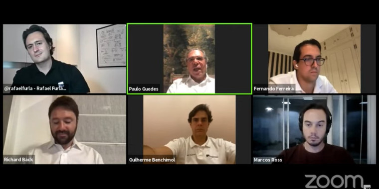 Veja a análise de Paulo Guedes em videoconferência sobre a pandemia