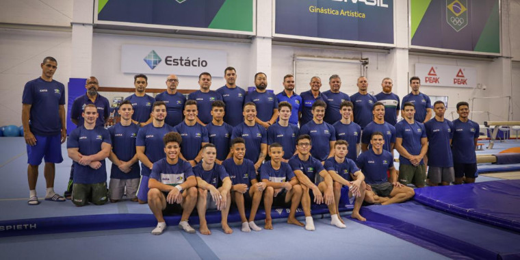 Ginástica Artística faz treino masculino e feminino para Olimpíada