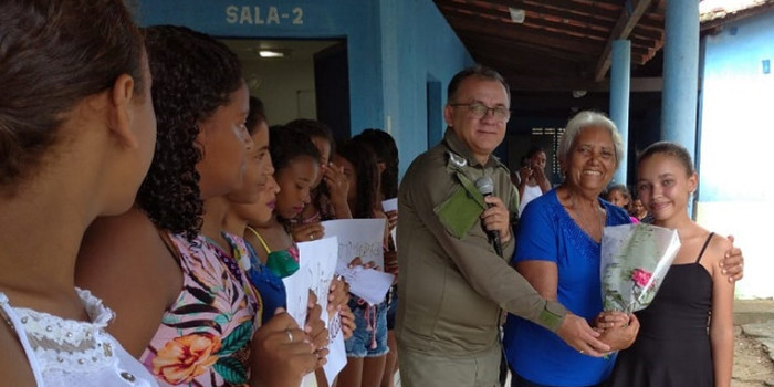 Pelotão Mirim promoveu evento em homenagem ao Dia Internacional da Mulher