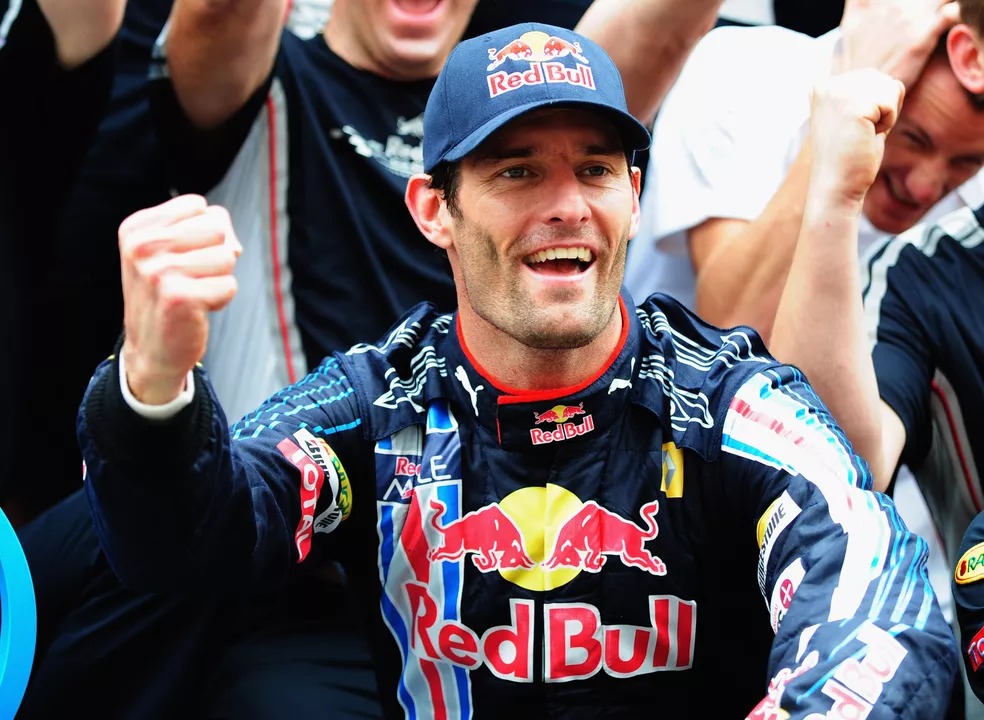 Mark Webber comemora vitória no GP do Brasil de 2009 — Foto: Agência Getty Images Mark Webber comemora vitória no GP do Brasil de 2009 — Foto: Agência Getty Images
