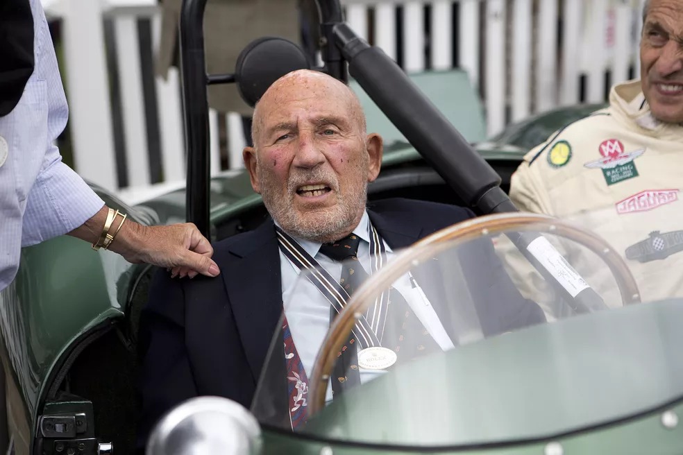 Uma das últimas aparições de Stirling Moss foi no Festival de Goodwood, em 2016 — Foto: Getty Images Uma das últimas aparições de Stirling Moss foi no Festival de Goodwood, em 2016 — Foto: Getty Images