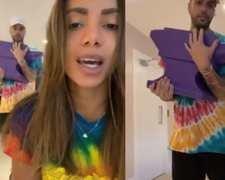 Anitta recebe Gui Araújo em sua casa após troca de cantadas na web