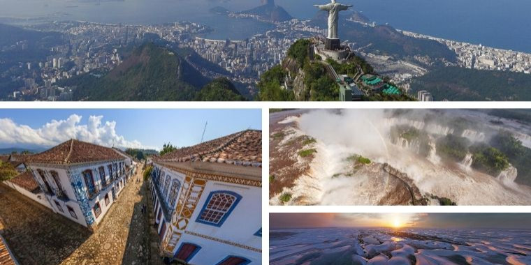 Confira as maravilhas do Brasil em 360º