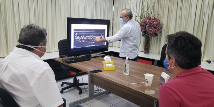 Ciro e Firmino Filho avaliam plano de ação contra a Covid em Teresina