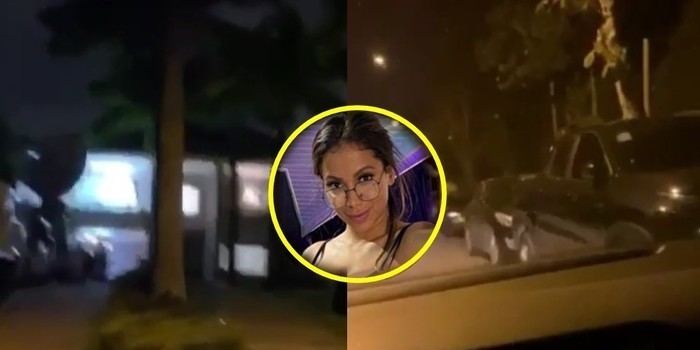 Anitta faz aglomeração para fazer live e acaba sendo criticada na web; Assista