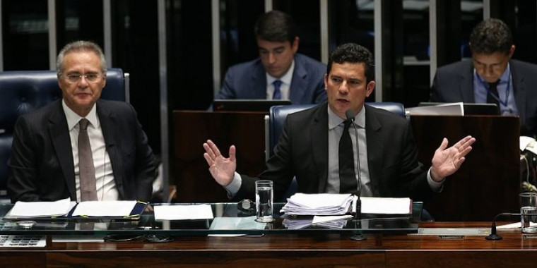 Renan diz que Moro é a cloroquina brasileira: “Não serve pra nada”