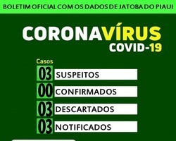 Jatobá do Piauí segue sem nenhum caso confirmado do novo coronavírus diz secretaria de saúde 