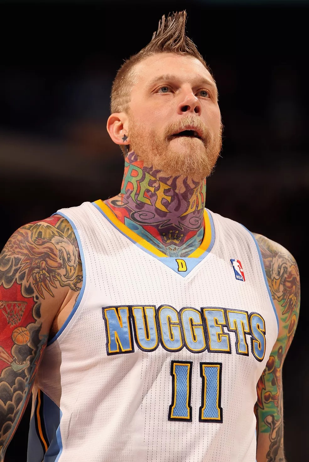 Chris Andersen, jogador da NBA — Foto: Doug Pensinger/Getty Images