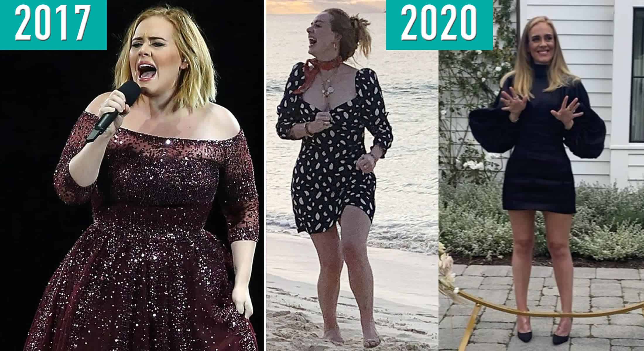 Adele reaparece super magra Ela perdeu 45 kg em pouco mais de um ano