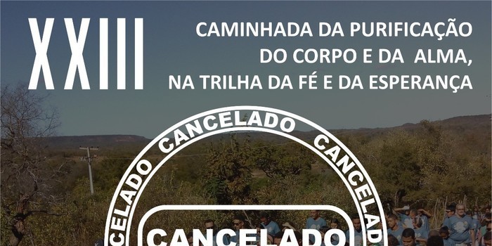 Depois de 22 anos Caminhada é cancelada em Monsenhor Gil