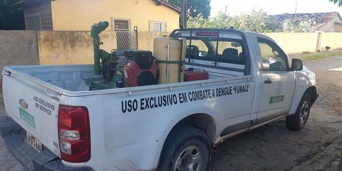 Prefeitura de Monsenhor Gil entra no combate a Dengue, carro "Fumacê" em ação