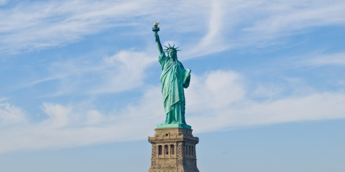 Presente dos franceses, estátua da liberdade chega em Nova York