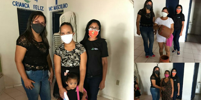 Prefeitura entrega filtros de barro para famílias do Programa Criança Feliz
