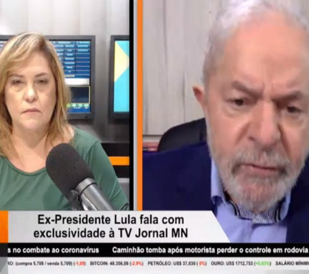 "Eu não quero direito para mim, quero para todos", diz Lula à Cinthia Lages