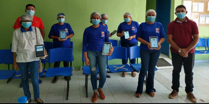 Em São João da Serra ACS recebem tablets com direito a capacitação pela Prefeitura Municipal