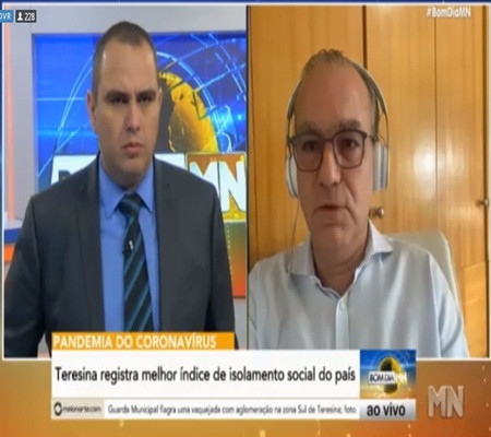 "Nós já passamos do pico do Covid-19", afirma prefeito Firmino Filho em entrevista