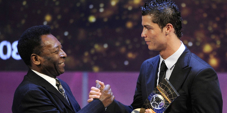 Pelé e Cristiano Ronaldo estão na batalha final