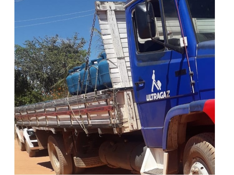 Caminhão que o empresário conduzia no momento do assalto - Foto: Divulgação