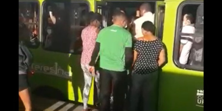 Fake News: vídeo que mostra lotação de ônibus em Teresina é de março