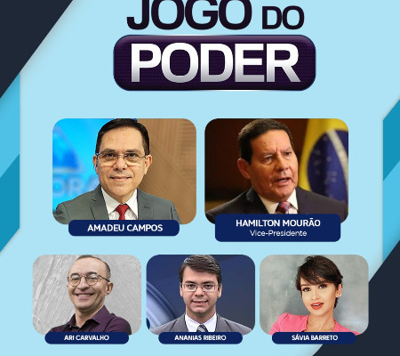 Vice-presidente, Hamilton Mourão, participará do Jogo do Poder hoje