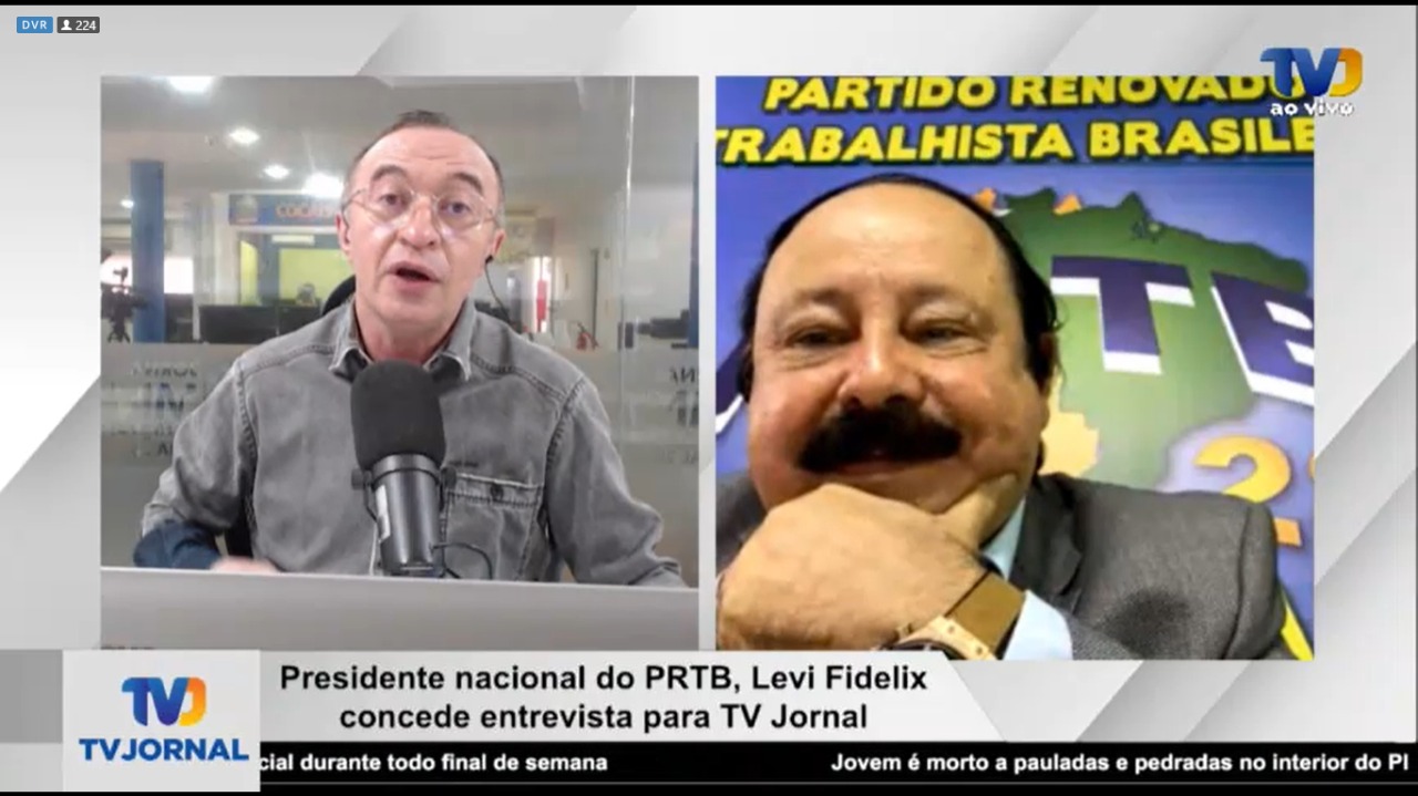 Levi Fidelix fala sobre apoio à Dr.Pessoa em Teresina (TV Jornal)