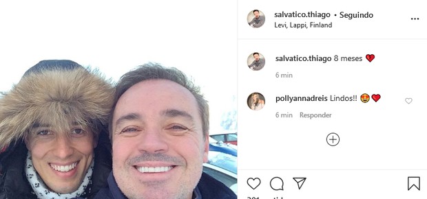 post de Thiago Salvático  no Instagram - Foto: Reprodução/ Instagram