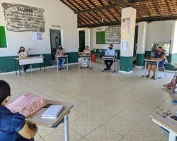 Dirigentes da educação de Jatobá do Piauí realizam reunião para reavaliação das aulas remotas na rede municipal de ensino