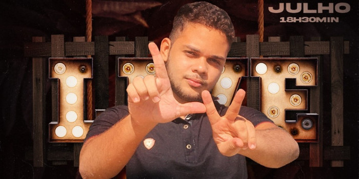 Nesta sexta tem Live solidária com Lucas Viana