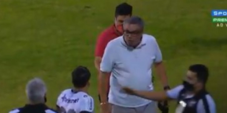 Presidente do Vitória ameaça jogador ao vivo na TV "Te meto a porrada"