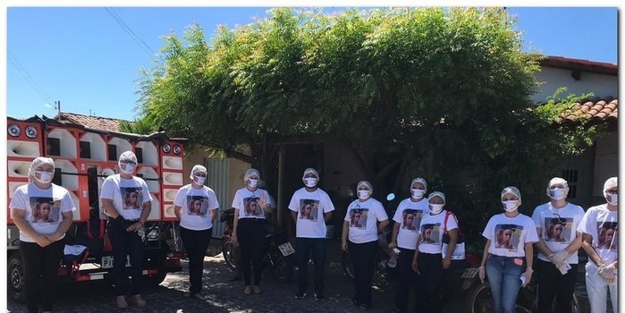 Campanha sinal vermelho contra a violência doméstica em Inhuma-Piauí