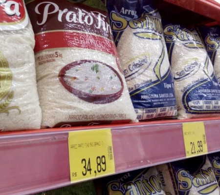 Preço do arroz aumentou 110% em um ano e deve se manter até o inicio de 2021, diz analista