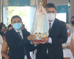 Solenidade de posse do Prefeito Dr. Zé Fernando iniciou com a celebração da missa