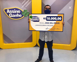 Assine Ganhe: Autônomo recebe prêmio de R$ 10.000,00 no GMNC